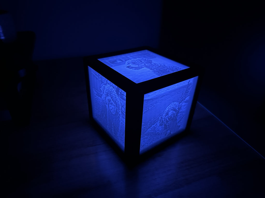 Customizable Lithophane Cube
