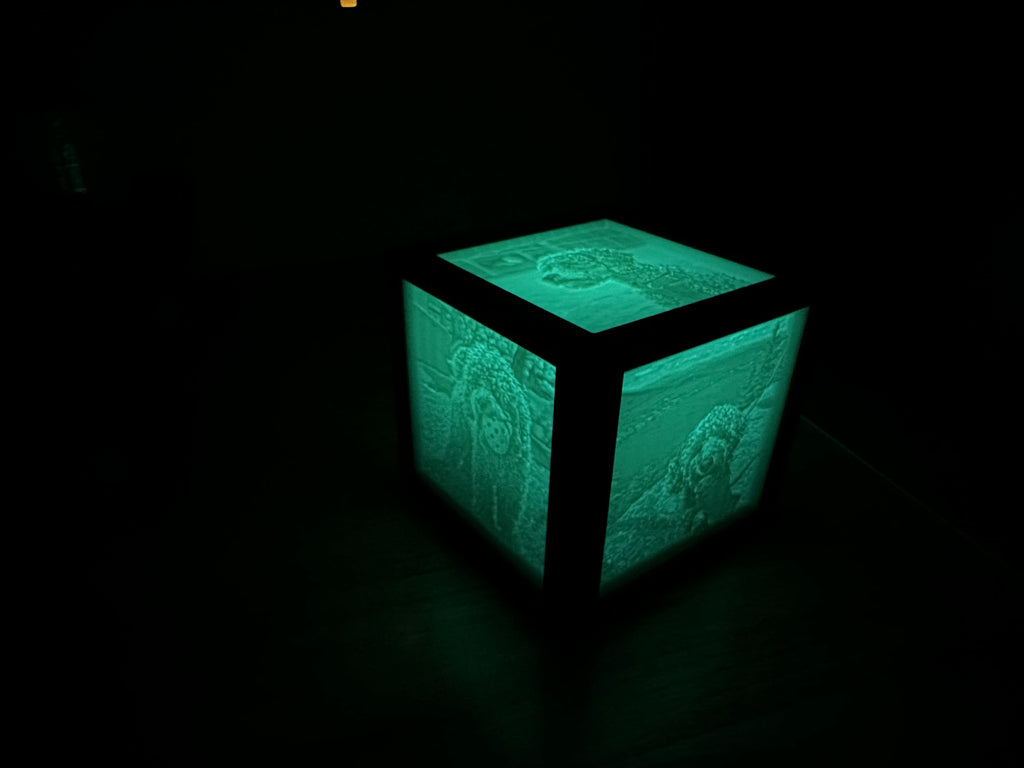 Customizable Lithophane Cube