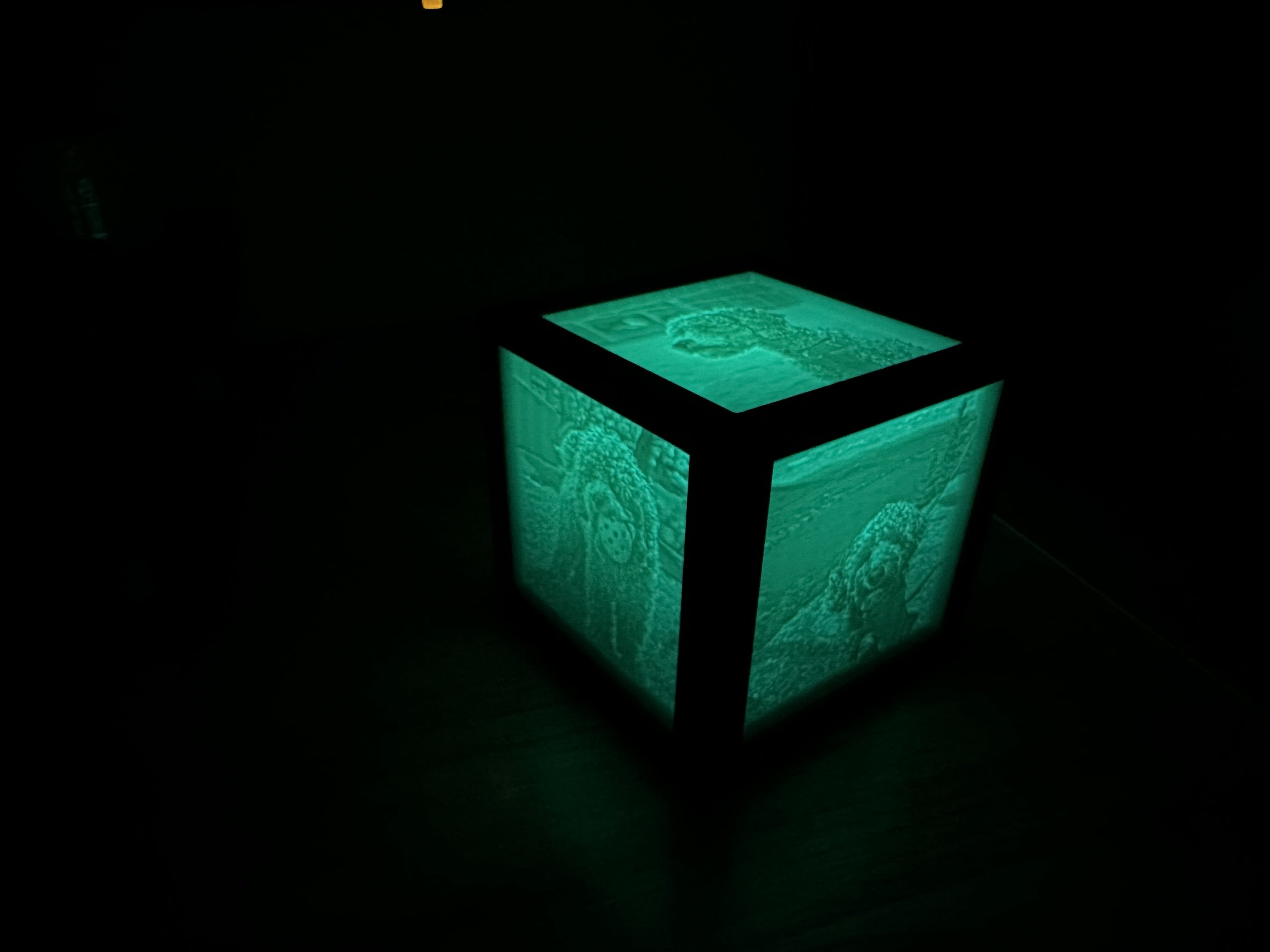 Customizable Lithophane Cube